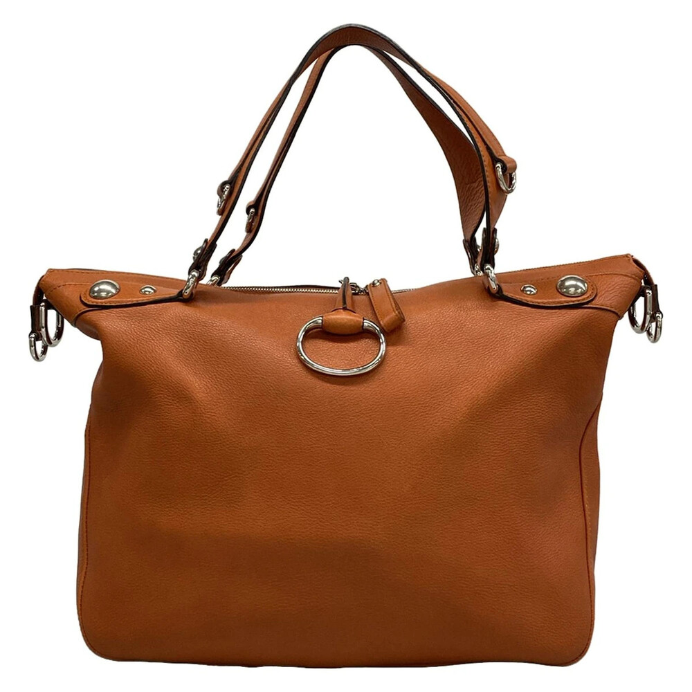 Gucci Orange Leather Handbag #305794G64B